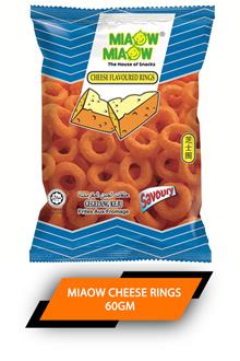 Miaow Miaow Cheese Rings 60gm